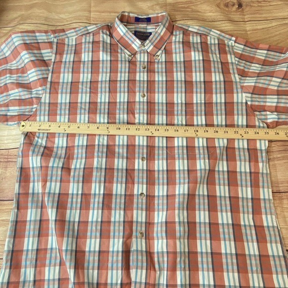Pendleton Plaid‎ Shirt Mens XL Multi Color Button Down Long Sleeve 100% Cotton - Picture 7 of 8